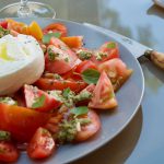 Pollensa Private Chefs - Our food - Tomato and mozzarella salad summer lunch